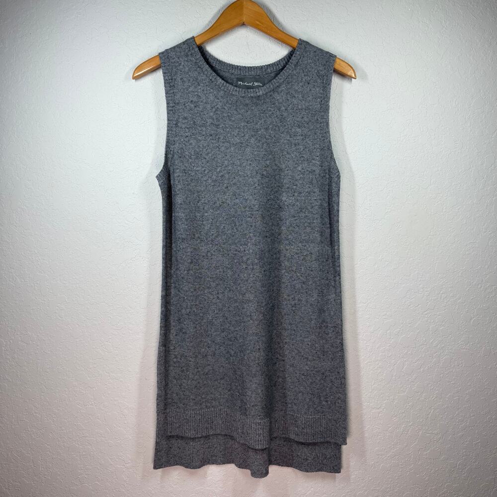 Women's Michael‎ Stars Sleeveless Gray Sweater Dress Size Small NEW